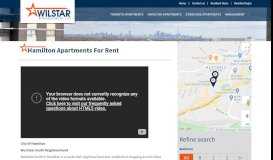 
							         Hamilton Apartments | Wilstar Management								  
							    