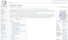
							         Hamilton College - Wikipedia								  
							    