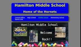 
							         Hamilton Middle School - Hamilton R-II School District								  
							    