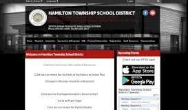 
							         Hamilton Township School District: Home								  
							    