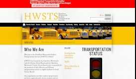
							         Hamilton Wentworth Student Transportation Services								  
							    