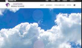 
							         Hampshire Middle School / Homepage - District 300								  
							    