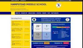 
							         Hampstead Middle School: Home								  
							    
