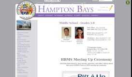 
							         Hampton Bays Public Schools Our Schools | Middle School								  
							    