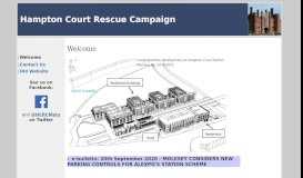 
							         Hampton Court Rescue Campaign								  
							    