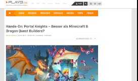 
							         Hands-On: Portal Knights – Besser als Minecraft & Dragon Quest ...								  
							    