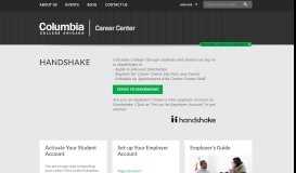 
							         Handshake | Career Center | Columbia College Chicago								  
							    