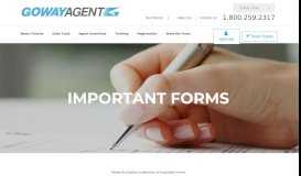 
							         Handy Forms - - Goway Agent								  
							    