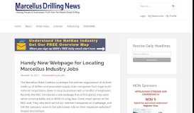 
							         Handy New Webpage for Locating Marcellus Industry Jobs ...								  
							    