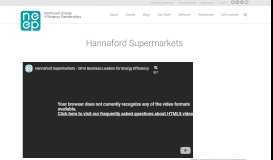 
							         Hannaford Supermarkets | NEEP								  
							    