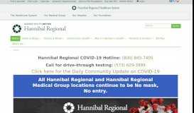 
							         Hannibal Regional Healthcare System | Calendar | Screenings ...								  
							    