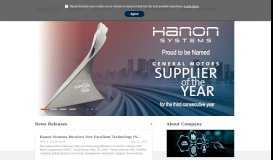 
							         Hanon Systems								  
							    