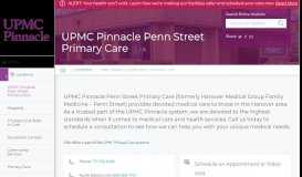 
							         Hanover Medical Group Penn Street Family Medicine - Primary Care								  
							    
