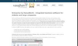 
							         Hansaworld - Vaughan Data Systems - IT Support in ...								  
							    
