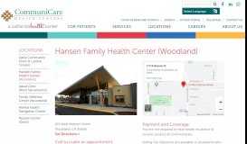 
							         Hansen Family Health Center (Woodland) | CommuniCare Health ...								  
							    