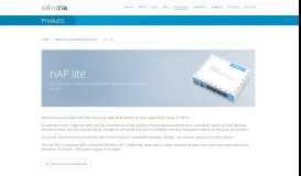 
							         hAP lite - MikroTik Routers and Wireless - Products								  
							    