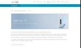 
							         hAP lite TC - MikroTik Routers and Wireless - Products								  
							    