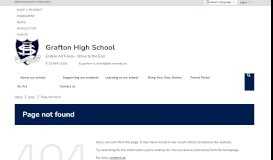
							         Hapara Parent Portal - Grafton High School								  
							    
