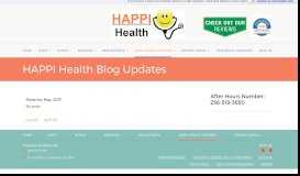 
							         HAPPI Health Blog Updates - Happi Inc. - Family Physician								  
							    