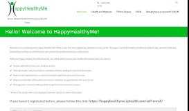 
							         HappyHealthyMe :) - Secure Patient Portal for the Employee Benefit ...								  
							    