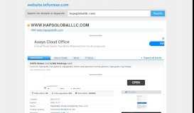 
							         hapsgloballlc.com at WI. HAPS Global, LLC & MG Holdings, LLC								  
							    