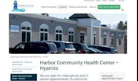 
							         Harbor Community Health Center-Hyannis | Harbor Health								  
							    