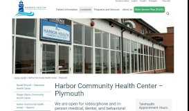 
							         Harbor Community Health Center - Plymouth | Harbor Health								  
							    