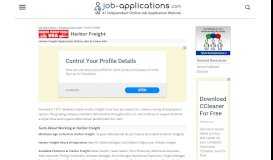 
							         Harbor Freight Application, Jobs & Careers Online								  
							    