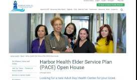 
							         Harbor Health Elder Service Plan (PACE) Open House - Harbor ...								  
							    