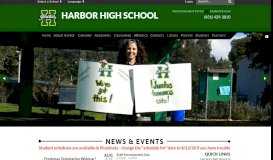 
							         Harbor High School: Home								  
							    