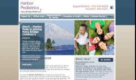 
							         Harbor Pediatrics: Home | Gig Harbor, WA								  
							    