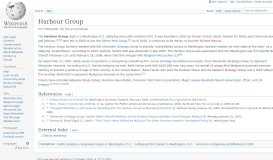 
							         Harbour Group - Wikipedia								  
							    