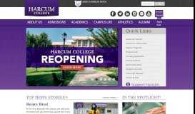 
							         Harcum College - Homepage								  
							    