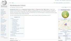 
							         Hardenhuish School - Wikipedia								  
							    