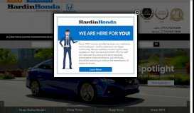 
							         Hardin Honda Dealership Serving Anaheim, Orange Country ...								  
							    