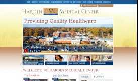 
							         Hardin Medical Center: Providing Quality Healthcare for our community								  
							    