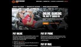 
							         Harley-Davidson® Visa Card - Online Banking								  
							    