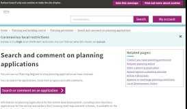 
							         Harlow Council planning applications online | Harlow Council								  
							    