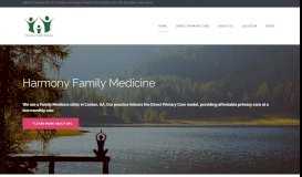 
							         Harmony Family Medicine								  
							    
