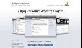 
							         Harmony Website Management								  
							    