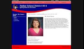 
							         Harms, Ms. Roxie - Math / About - Parker School District								  
							    