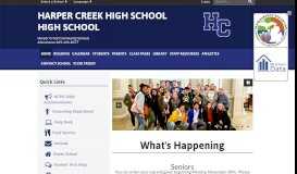 
							         Harper Creek High School: Home								  
							    