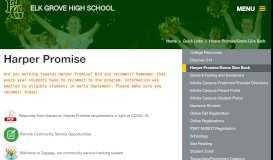 
							         Harper Promise - Elk Grove High School - District 214								  
							    