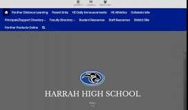 
							         Harrah High School - Home								  
							    