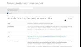 
							         Harrietville Community Emergency Management Plan								  
							    