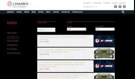 
							         Harris Corporation Launches Service Web Portal | Harris								  
							    