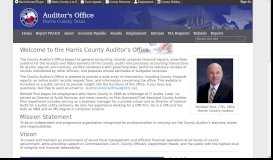 
							         Harris County Auditor's Office								  
							    
