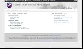 
							         Harris County Court Records - Harris County Records Management								  
							    