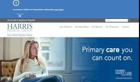 
							         Harris Family Care - Cullowhee | Harris Medical Group								  
							    