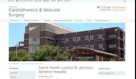 
							         Harris Health Lyndon B. Johnson General Hospital | The Department ...								  
							    